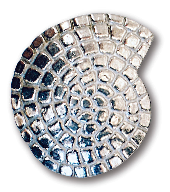 Mosaic Nautilus Brooch